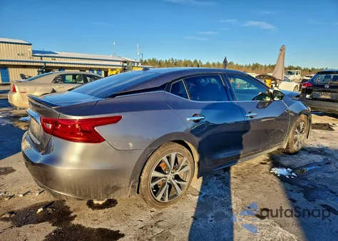 2017 Nissan Maxima 3.5S z USA, uszkodzony, nr VIN 1N4AA6AP2HC446912